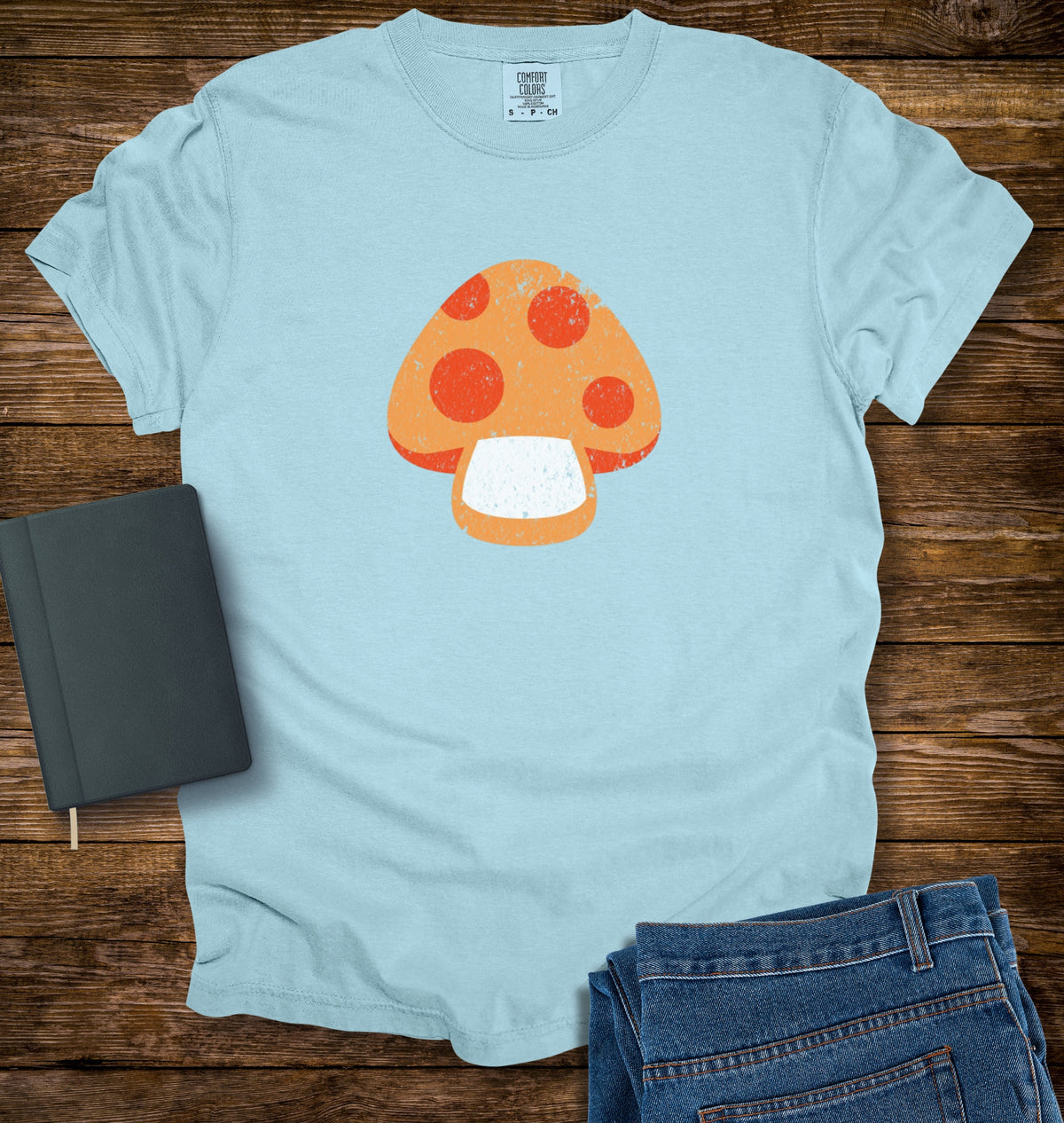 Retro Mario Mushroom T-Shirt