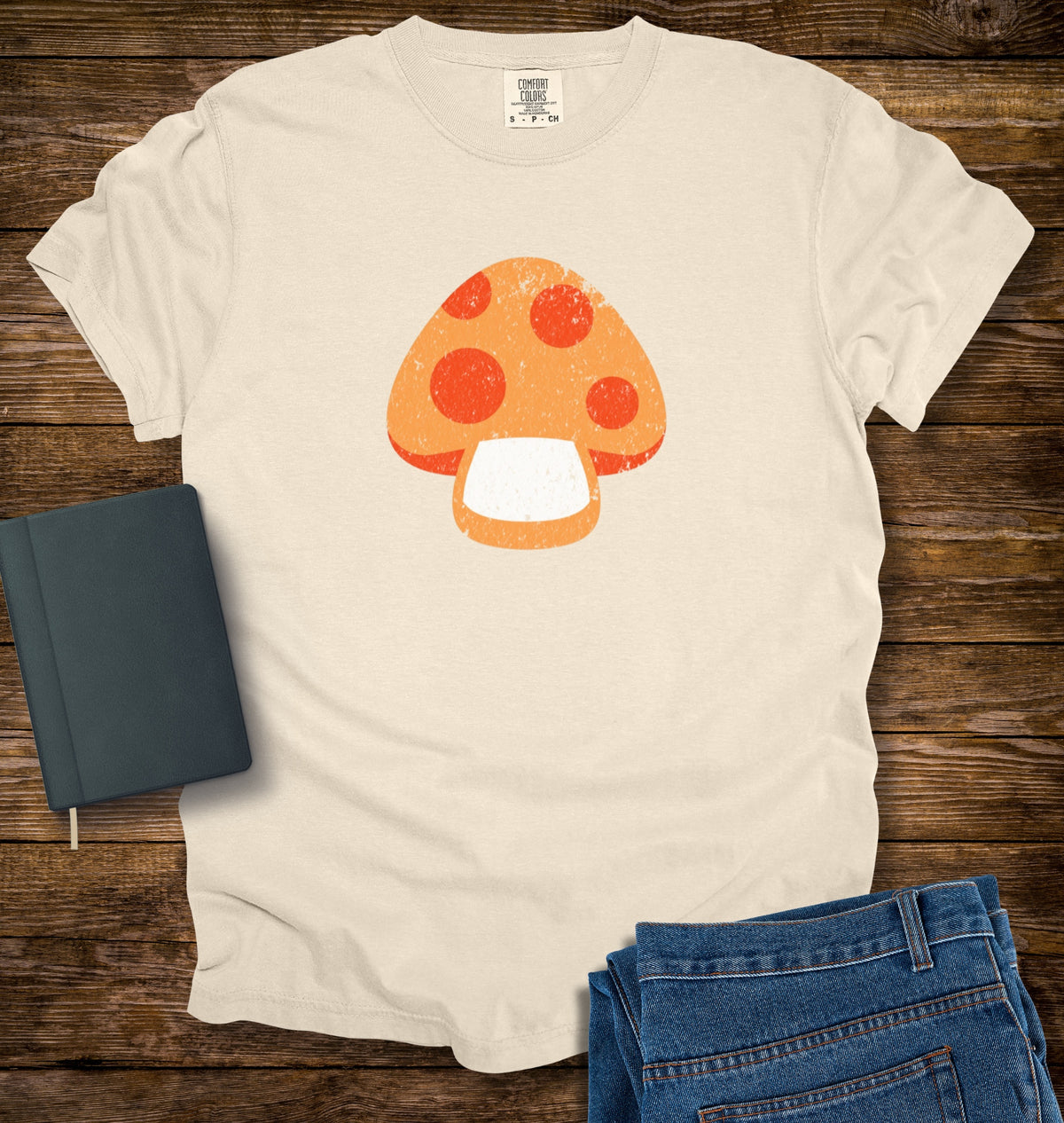 Retro Mario Mushroom T-Shirt