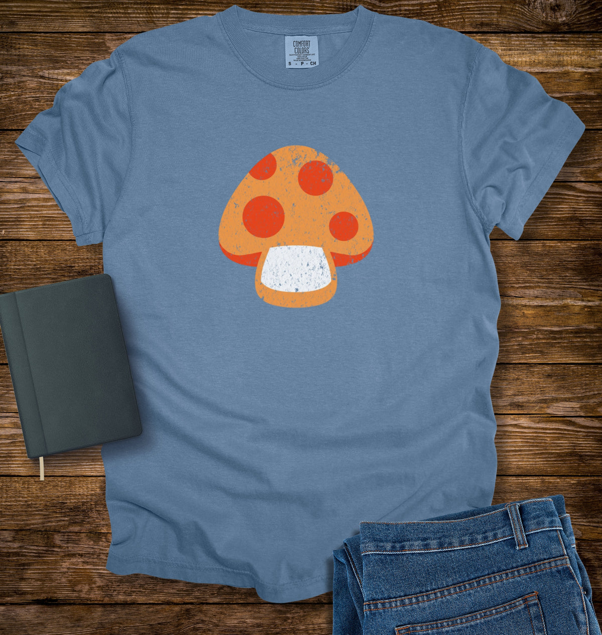 Retro Mario Mushroom T-Shirt