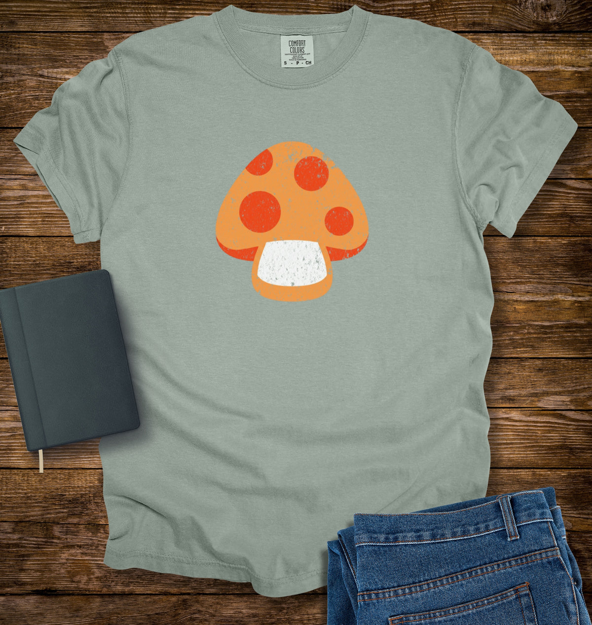 Retro Mario Mushroom T-Shirt