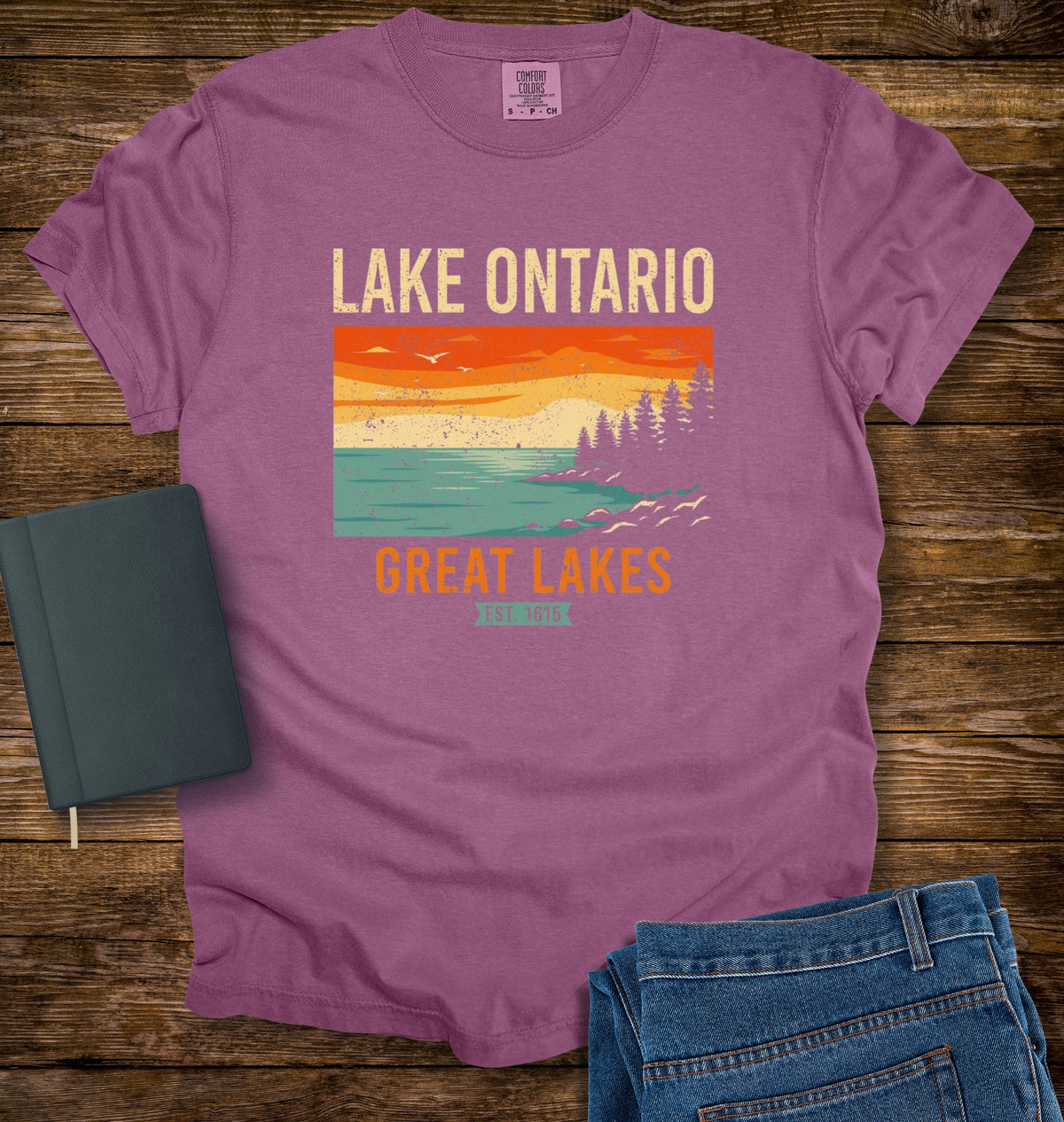 Lake Ontario Retro T-shirt