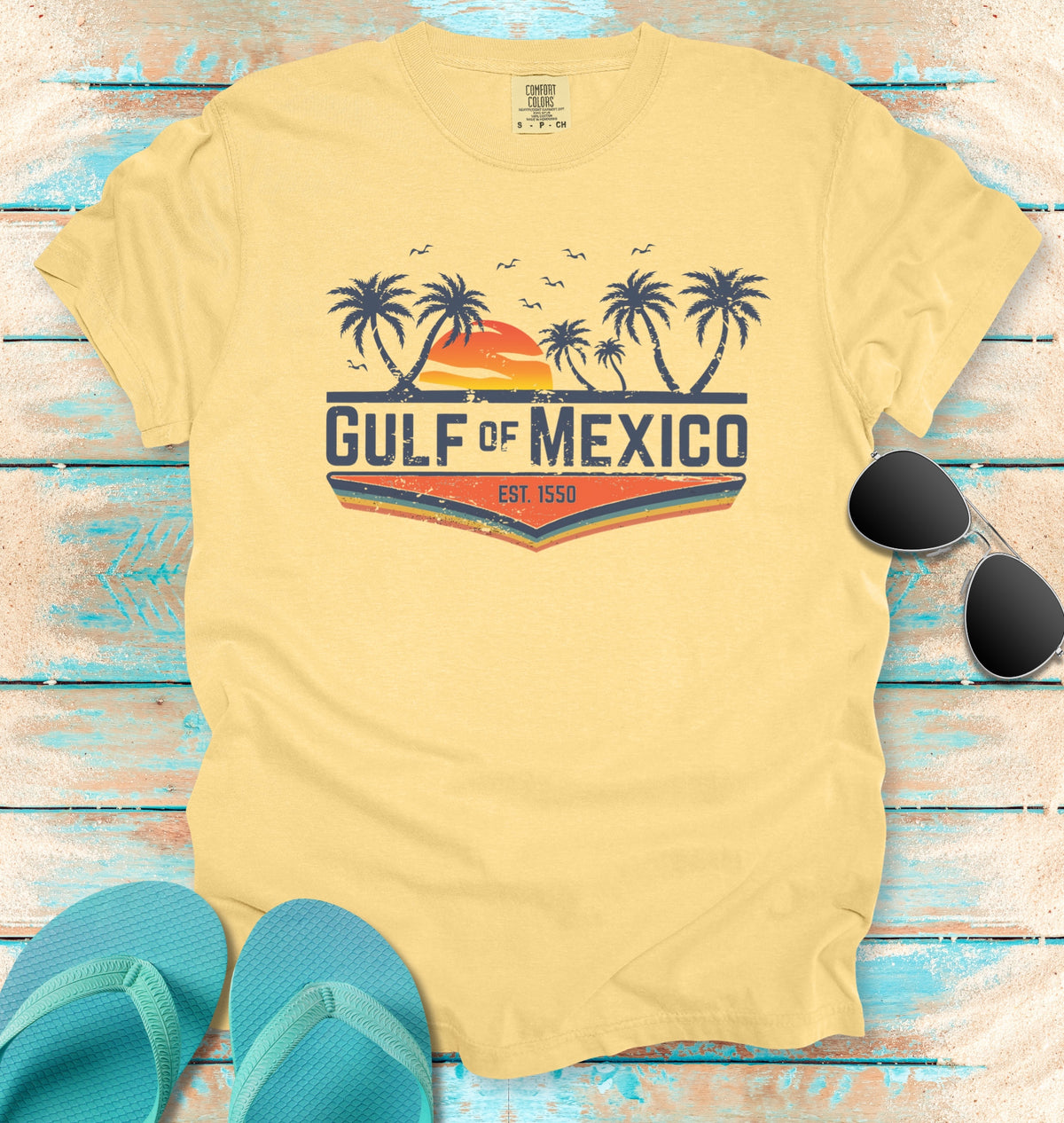 Gulf of Mexico Retro Palms T-Shirt