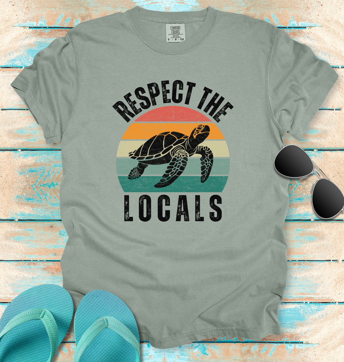 Respect the Locals Retro T-Shirt