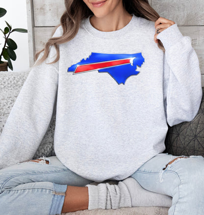 North Carolina Buffalo Fans Crew Neck Sweatshirt