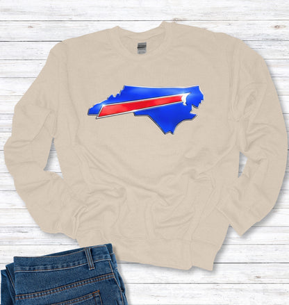 North Carolina Buffalo Fans Crew Neck Sweatshirt