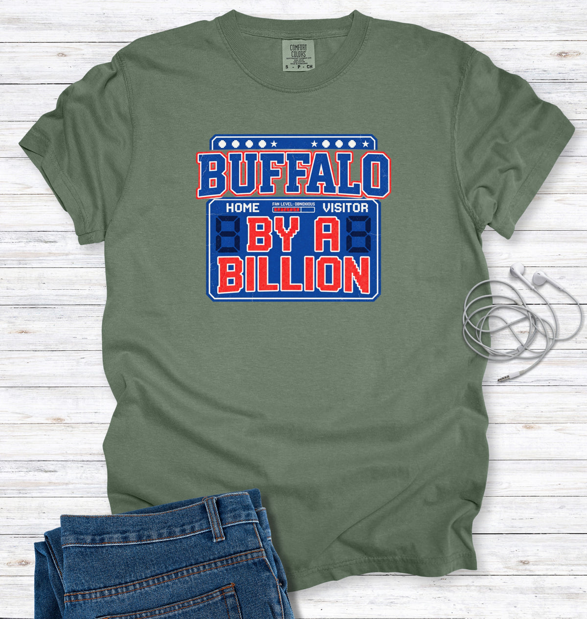 Buffalo By A Billion Scoreboard