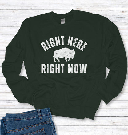 Right Here Right Now Crew Neck
