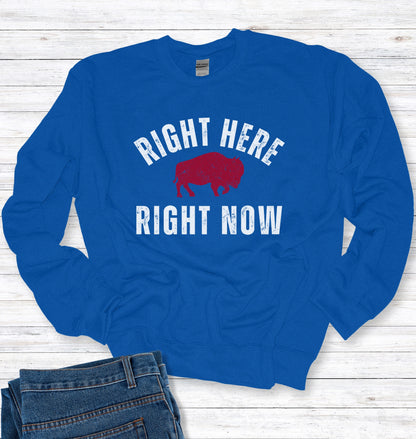 Right Here Right Now Crew Neck