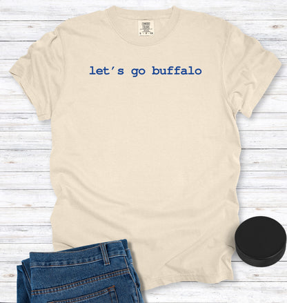 Blue and Gold Understated T-shirt