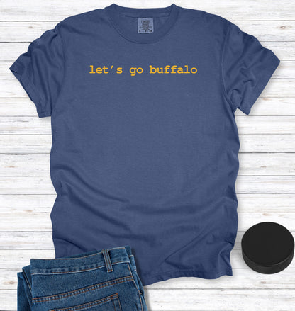 Blue and Gold Understated T-shirt