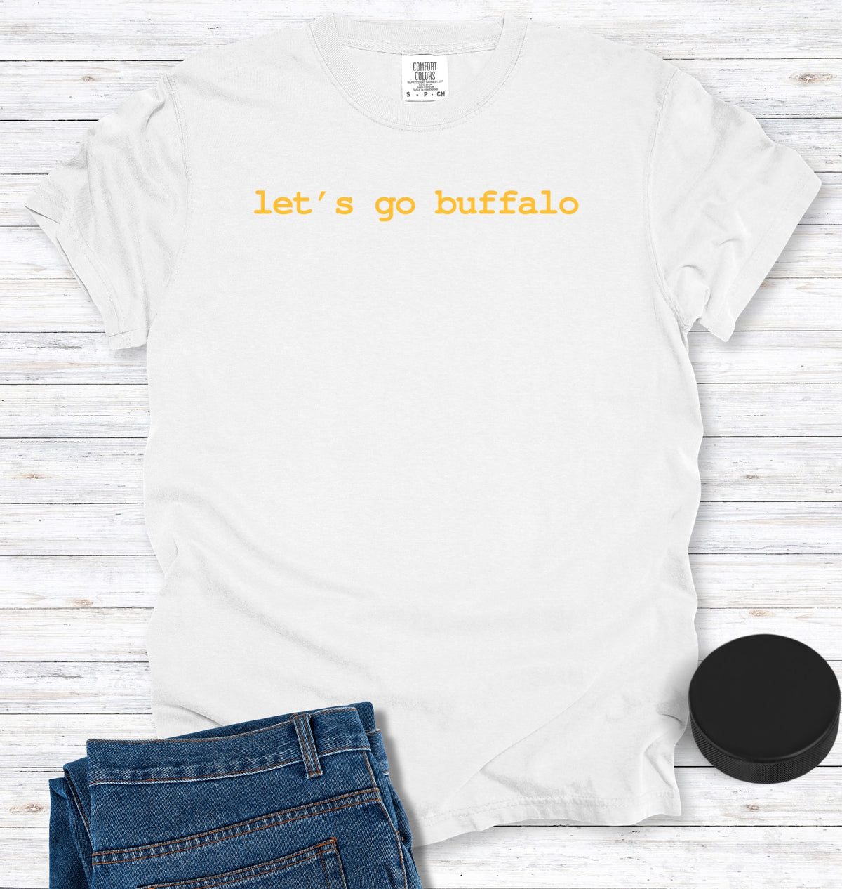 Blue and Gold Understated T-shirt