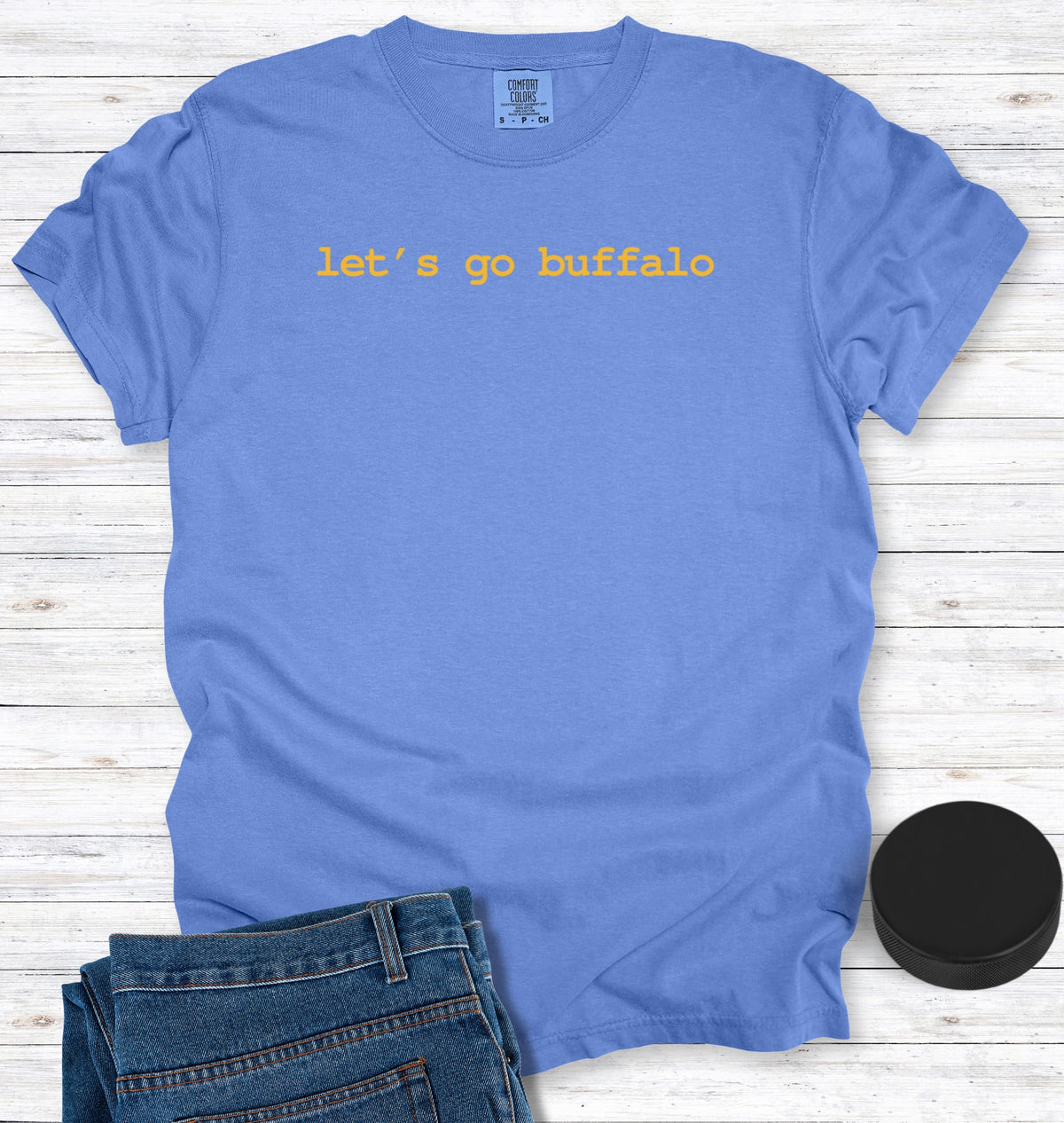 Blue and Gold Understated T-shirt