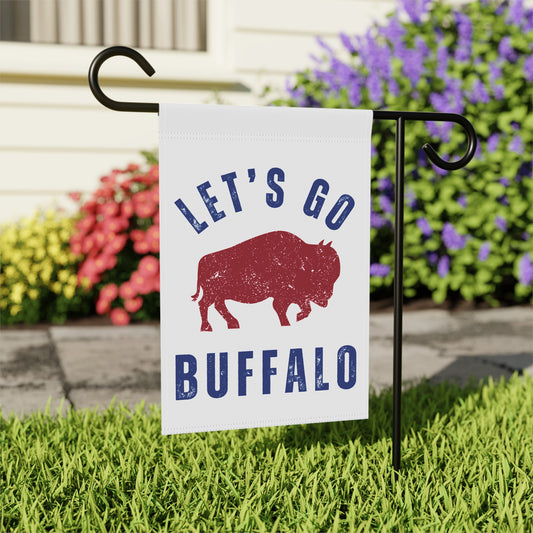 Let's Go Buffalo Yard Garden Flag