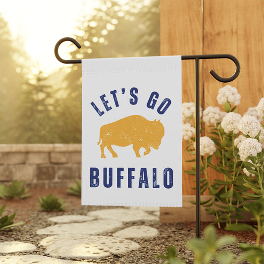 Let's Go Buffalo Hockey Yard Flag