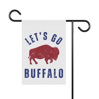 Let's Go Buffalo Yard Garden Flag
